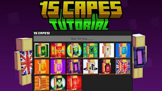 How to get custom capes on PC  15 custom capes [upl. by Accever772]