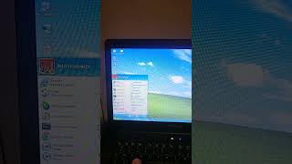 Running Windows XP freestyle on a Compaq Presario CQ61 [upl. by Enidlareg]