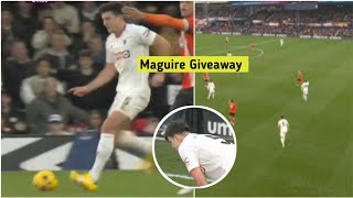 Harry Maguire Mistake  Doing Giveaway  Wrong Back Pass [upl. by Aholla]