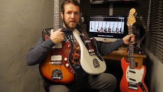 SQUIER JAGUAR JAZZMASTER MUSTANG COMPARISON [upl. by Photina]