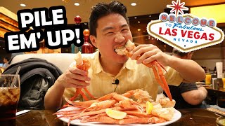 Insane CRAB FEAST at the WICKED SPOON BUFFET in LAS VEGAS All You Can Eat [upl. by Jamieson]