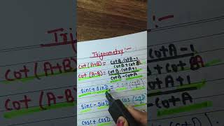 Trigonometry  Formula educationalvideo maths [upl. by Axela]