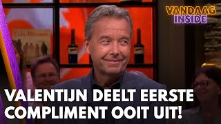 Zien om te geloven Valentijn Driessen deelt voor het eerst een compliment uit  VANDAAG INSIDE [upl. by Rosemaria]