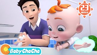 This Is the Way We Wash Our Hands  Wash Your Hands Song  Baby ChaCha Nursery Rhymes amp Kids Songs [upl. by Yeznil]