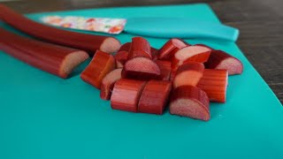 How to Freeze Rhubarb  Freezing with Wisdom Preserved [upl. by Sunday]