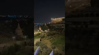 Kidron valleynightview travel jerusalem [upl. by Sidoon]