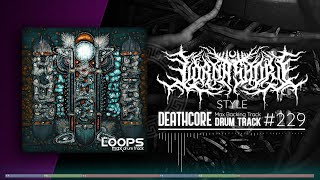 Deathcore Drum Track  Lorna Shore Style  125 bpm [upl. by Amero]