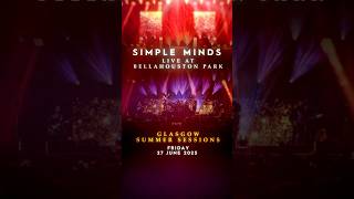 Tickets on sale now SimpleMinds Glasgow LiveMusic [upl. by Yemiaj]