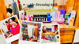 My DressingArea OrganisationMy Dressing Table TourampOrganisation [upl. by Esertal]