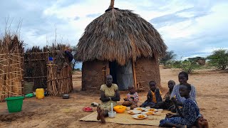 Cooking African Traditional food for lunchAfrican village life [upl. by Lednahs]