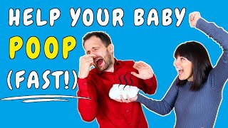 How to help a baby poop FAST The 4 MOST EFFECTIVE tools to quickly relieve constipation in babies [upl. by Sheya]