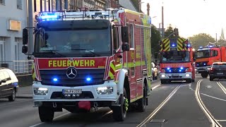 NEUES HLF20 Löschzug RTW und NEF Feuerwehr Mülheim an der Ruhr Feuerwache 1 [upl. by Radack]