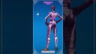 Fortnite Outfit ✔ Sparkle Skull Outfit 👕 fortniteskins [upl. by Wavell126]