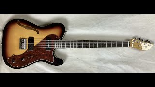 5 string Mandocello Conversion of an Archer Thinline Telecaster aka TeleCelloBlaster CelloBlaster [upl. by Natye233]