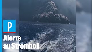 Italie  limpressionnante éruption du volcan Stromboli [upl. by Ripley]