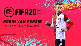 ROBIN VAN PERSIE FIFA 20 Pro Clubs Look Alike  Virtual Pro Lookalike Tutorial [upl. by Jeffy]