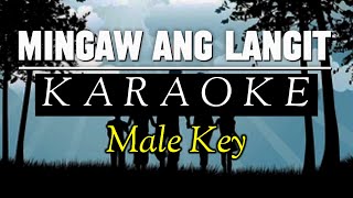 MINGAW ANG LANGIT  Karaoke  Male Key  Rex Apa [upl. by Keene]