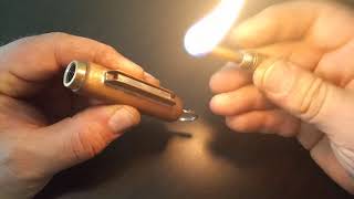 handmade copper EDC permanent match lighter [upl. by Tine]