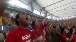 Chilean national anthem Himno nacional chileno Desde la tribuna del maracana Grande chile [upl. by Jazmin]