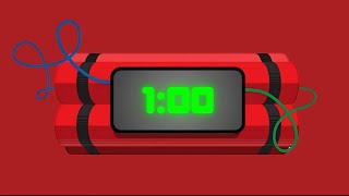 1￼ Minute Timer  Bomb Timer [upl. by Hadwin]