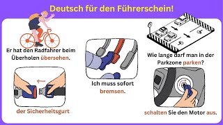 Wichtige Vokabeln für den Führerschein in Deutschland Theorie und Praxis [upl. by Einahteb]