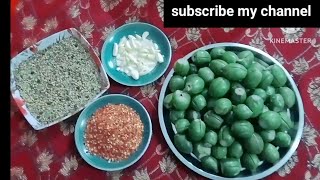 How to make Jalpai Achar Recipes  Indian Olive pickle recipes  Jolpai ka Aachar [upl. by Lysander757]