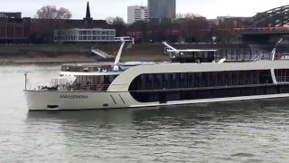 Flusskreuzfahrtschiffe Köln [upl. by Annia]