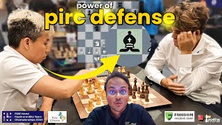 One mistake is all it takes against Magnus  Bilguun Sumiya vs Magnus Carlsen  World Blitz Teams [upl. by Deedahs]