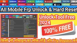 All mobile Hard Reset ampFrp Unlock Tool 2024How To Use Unlock TFTUnlock Tools Download And Install [upl. by Aokek611]