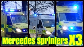 Ambulance siren  St John South East Coast amp London Ambulance responding [upl. by Corena14]