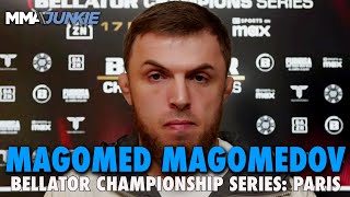 Magomed Magomedov Prepared to Get Revenge and Bellator Title All in One Shot  Bellator CS Paris [upl. by Attenra168]