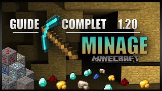 Le guide ULTIME sur le MINAGE en 120 sur Minecraft en SURVIE  Minage optimisé minerais [upl. by Breana]