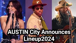 Austin City Limits 2024 Has Dua Lipa Tyler Chris Stapleton Blink182 amp More RLAMO [upl. by Assila232]