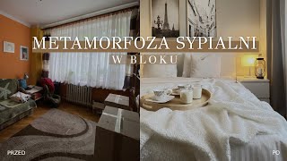 METAMORFOZA SYPIALNI W BLOKU  MAŁA SYPIALNIA Z SZAFĄ  IKEA [upl. by Gwen554]