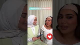 Omaya Zain Plays THIS OR THAT With Huda Beauty beauty trending viralvideo hudabeauty [upl. by Tad]