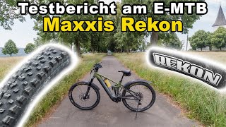 Maxxis Rekon  Reifen Test Bericht EMTB  Cross Country  AllMountain [upl. by Corin]