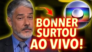 WILLIAM BONNER SURTOU AO VIVO NO JORNAL NACIONAL FORÇADO A FALAR DE OUTRO FRACASSO DO LULA [upl. by Anaeirb]