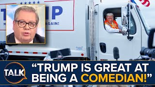 quotThis Has Broken The Internetquot  Donald Trump Rides In Garbage Truck After Joe Biden Gaffe [upl. by Ahseneuq]