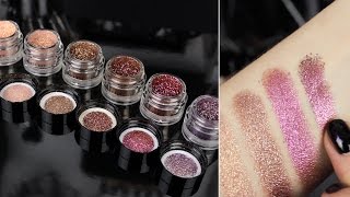 INGLOT Pure Pigment Collection  swatches [upl. by Breeze804]