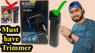 Best Trimmer for Hair Trimming and Beard Grooming by Dingling RF610 in 2021 [upl. by Aicirt]