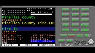 LIVE Scanner Florida Pinellas County Police Fire and EMS and Pasco Dispatch Fire [upl. by Akiner]