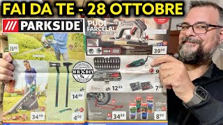 Volantino Parkside lidl fai da te 28 ottobre 2021 Riccardo Muscarella Sega circolare Soffia foglie [upl. by Betta]