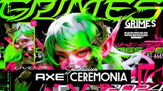 Grimes Dj Set live  Axe Ceremonia 2024 [upl. by Ultan872]