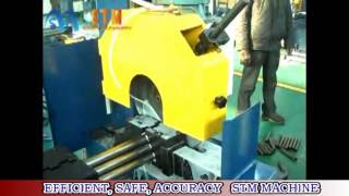 Saint Machinery STM CNC automatic pipe and tube cutting machine circular sawing pipe cutter [upl. by Yrrak]