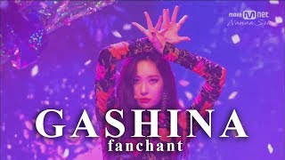 SUNMI  GASHINA Lyrics  FANCHANT [upl. by Erbe492]