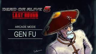 DOA5LR Arcade Mode  Gen Fu [upl. by Eirehc]