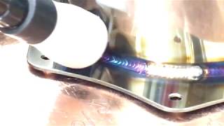 tig welding 16 ga 304 Stainless steel fillet [upl. by Ahsimot]