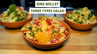 Millet Recipes  Millet Salads  How to Make Millets  Weight Loss Recipes  Chef Sahajan [upl. by Anolahs]