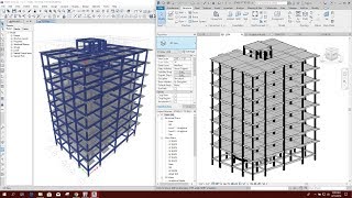 CSiXRevit 2019 MODEL FROM ETABS 17 TO REVIT 2019 AND L COLUMN IN REVIT [upl. by Diann101]