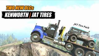 Snowrunner Kenworth W990 and JAT Tire Pack DLCs review [upl. by Maidy]